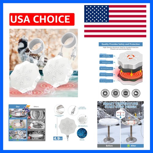 Bird bath heater for outdoors - bath,