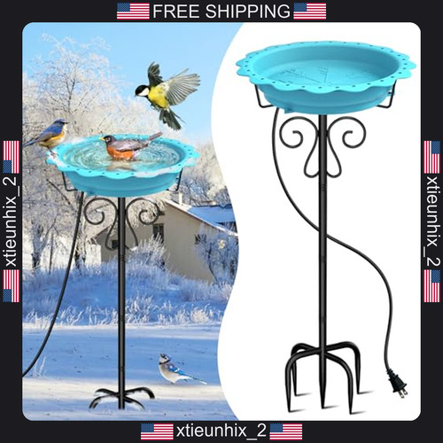 Heated bird bath outdoor - heated,