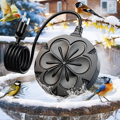 Bird bath heater for outdoors - heater,