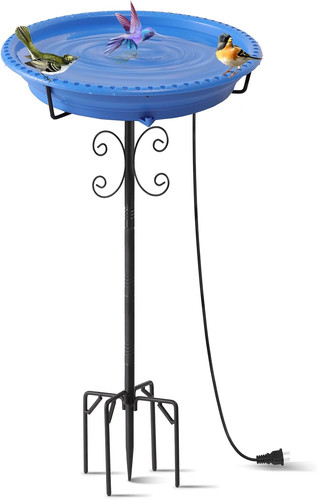 Heated bird baths - baths, for