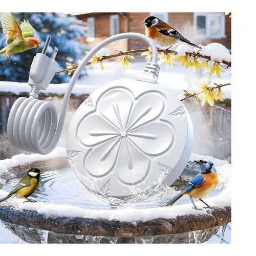 Bird bath heater - for, outdoors