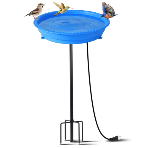 75w heated bird bath with - 75w,